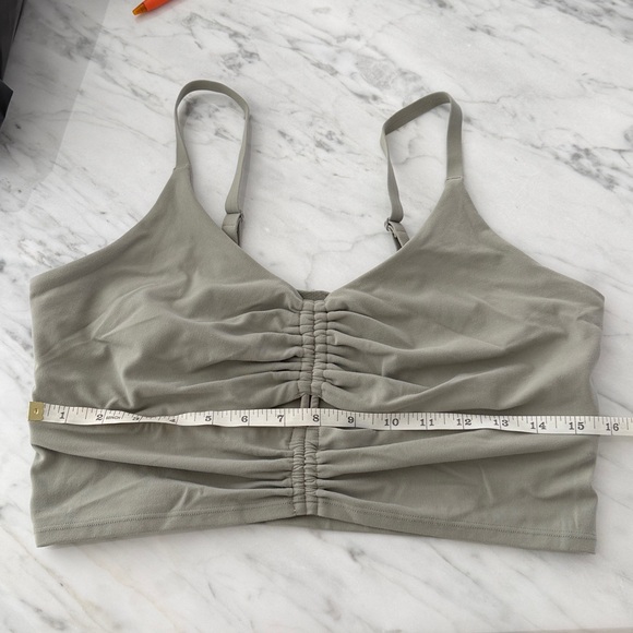 Athleta Cinch Longline Sports Bra in Sage Green - Picture 5 of 6
